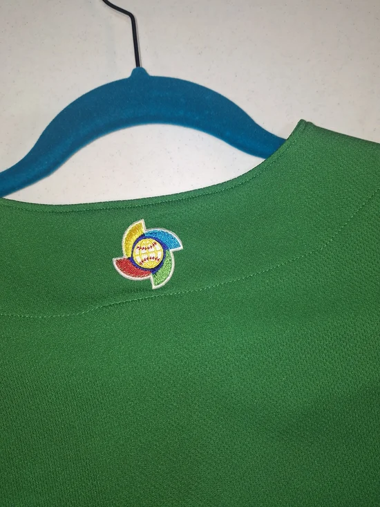 Majestic Mexico Green Baseball Jersey - Picture 8 of 8